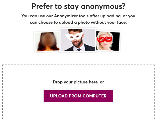 Handige tools om je foto's anoniem te maken op VictoriaMilan